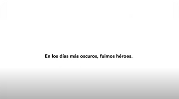 'Héroes' el canto a la esperanza