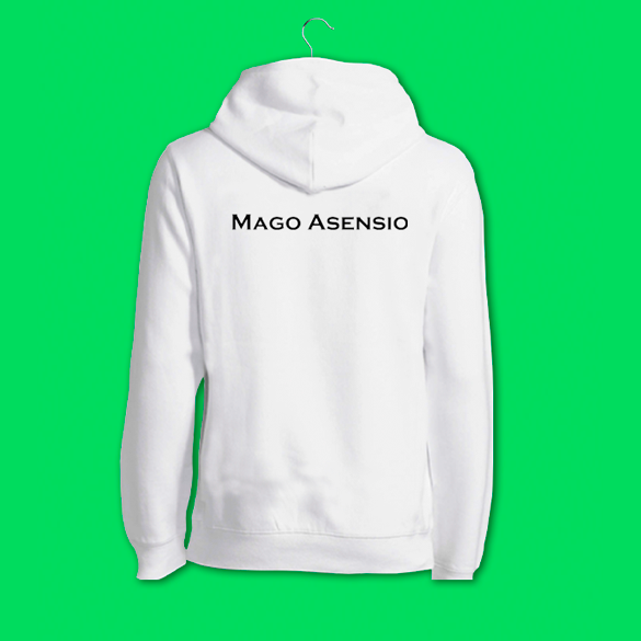 Sudadera con capucha del Mago Asensio