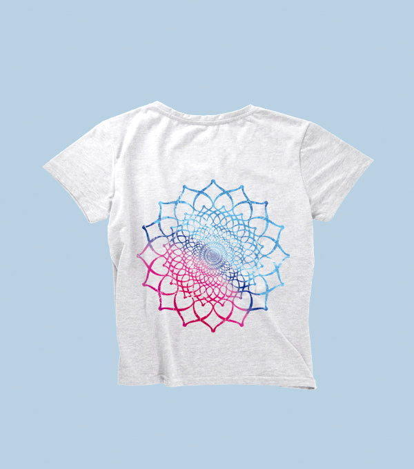 Dollop Camiseta Infantil Logo y Mandala