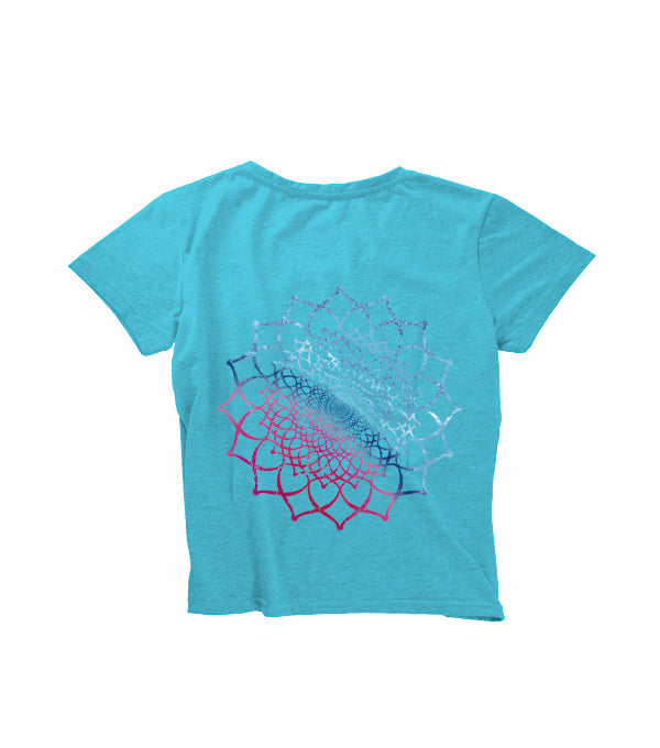 Dollop Camiseta Infantil Logo y Mandala