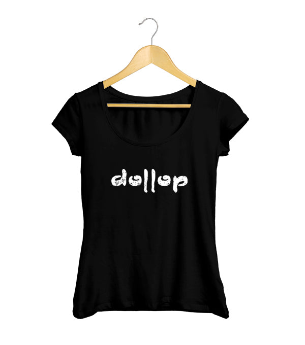 Dollop Camiseta Mujer logo adelante y mandala atrás