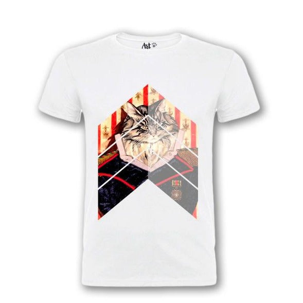 Camiseta Gato Bonaparte de Art Animalty