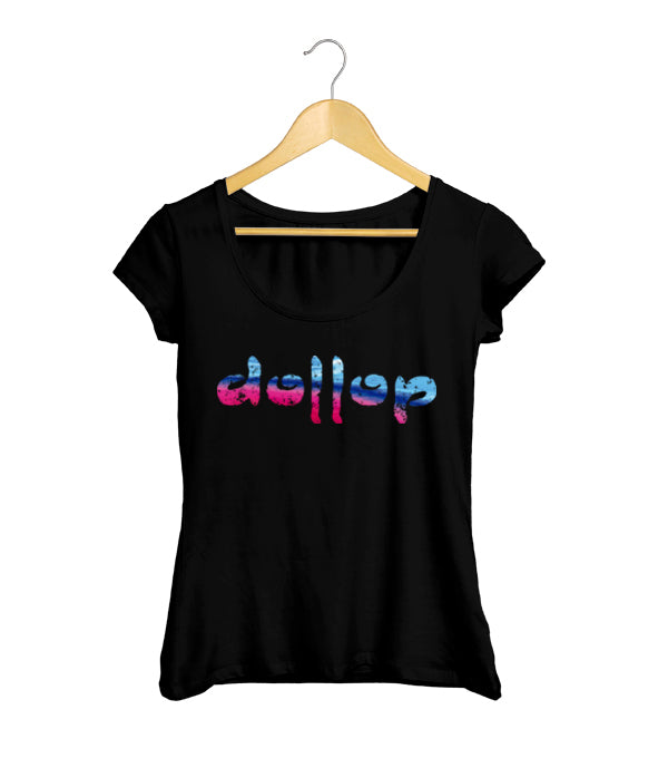 Dollop Camiseta Mujer Logo Multicolor