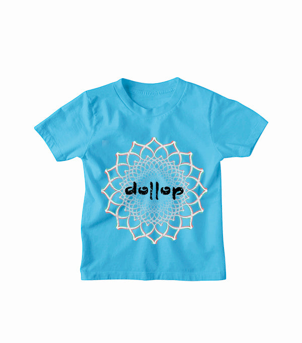 Dollop Camiseta Infantil Mandala Tornasol