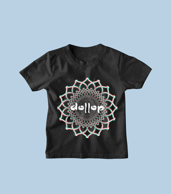 Dollop Camiseta Infantil Mandala Tornasol