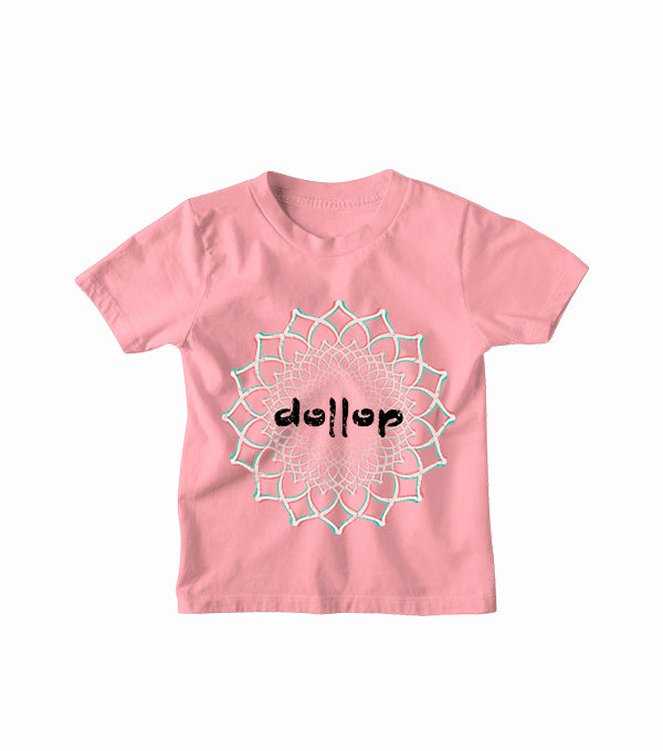 Dollop Camiseta Infantil Mandala Tornasol