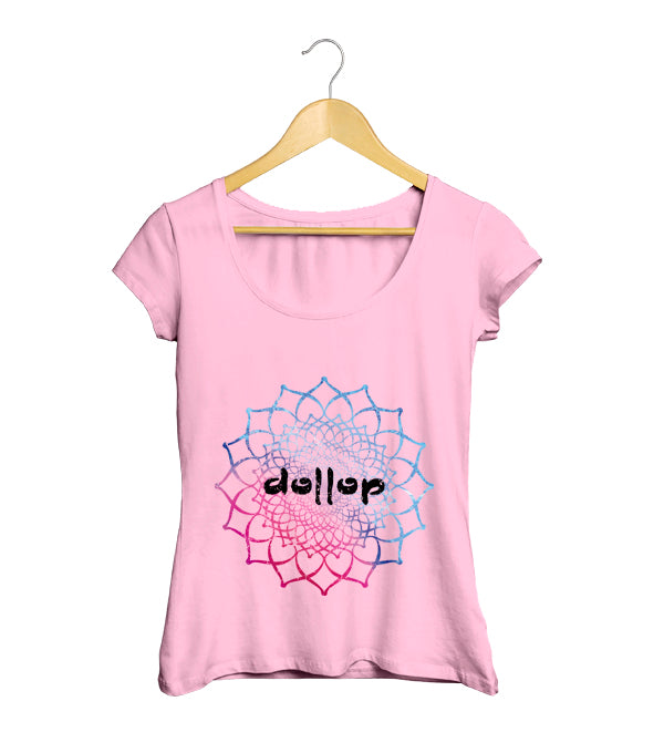 Dollop Camiseta Mujer Mandala