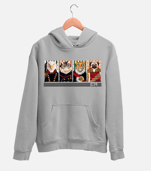 Sudadera El ejército de la paz de Art Animalty