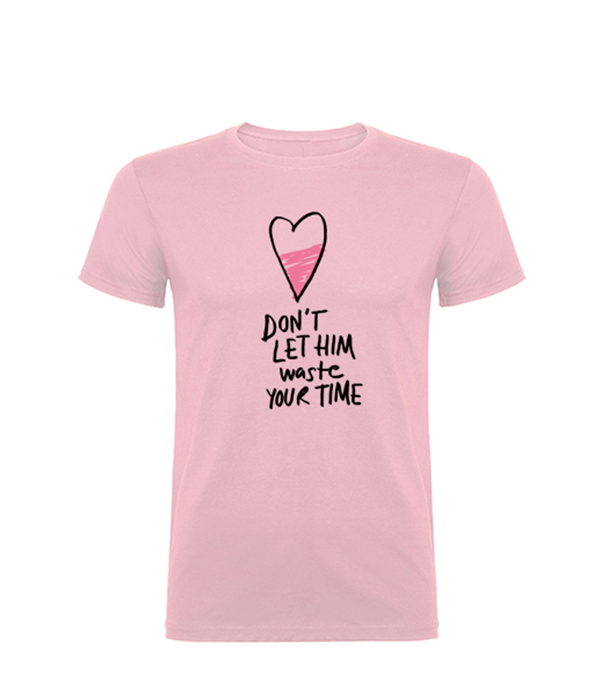Camiseta Waste your time de Lyona
