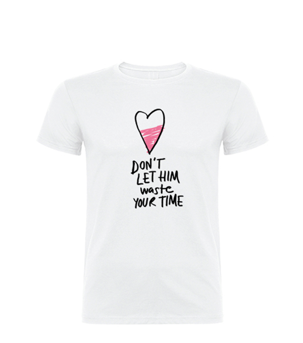 Camiseta Waste your time de Lyona