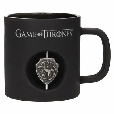 Taza con escudo Targaryen giratorio de Game of Thrones