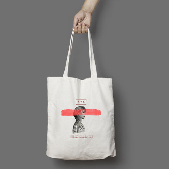 AYA Tote Bag DOCE CANCIONES DE AMOR Y UNA SOCIEDAD DESESPERADA