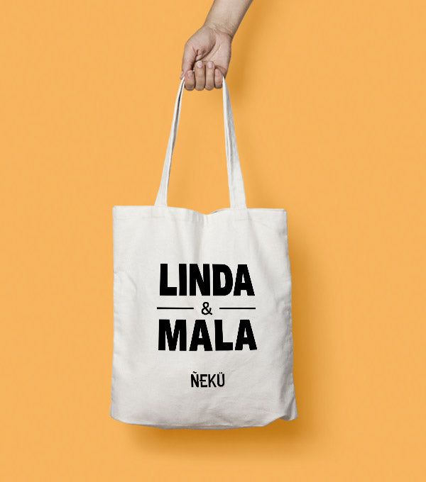 Tote bag Linda & Mala de Ñekü