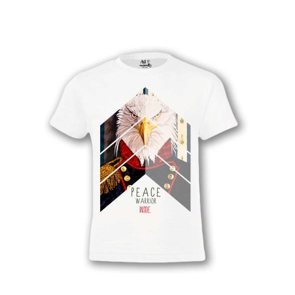 Camiseta Águila Wellington de Art Animalty  Infantil (Letra)