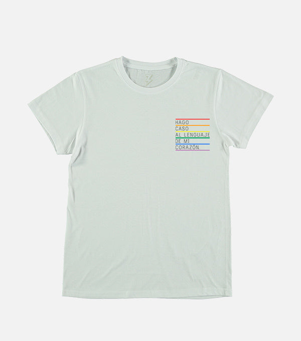 Camiseta Hago caso al lenguaje de mi corazón de Víctor Arbelo