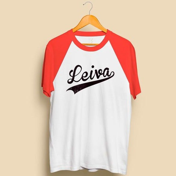 Camiseta estilo beisbol de Leiva (Small)