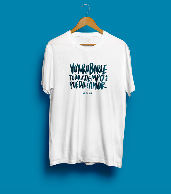 Camiseta Soldadito de hierro: Voy a robarle de Nil Moliner