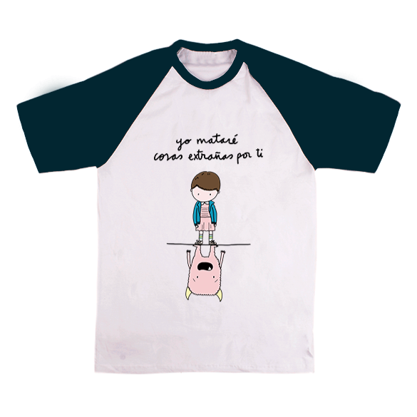 Camiseta Bicolor "Yo mataré..." de Lyona