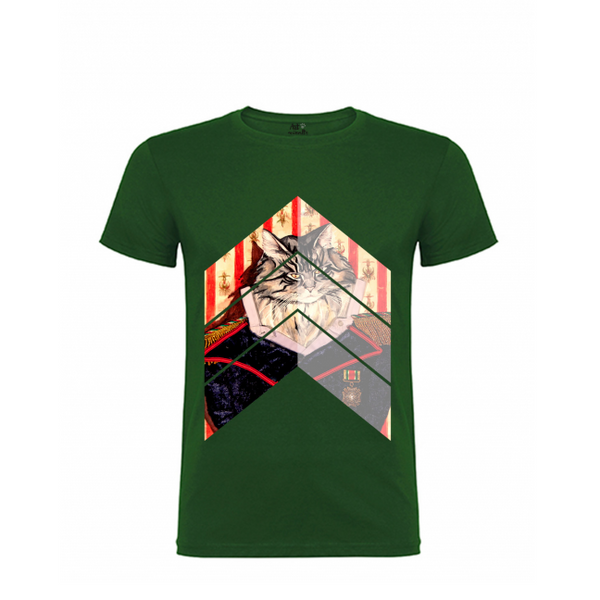 Camiseta Gato Bonaparte de Art Animalty