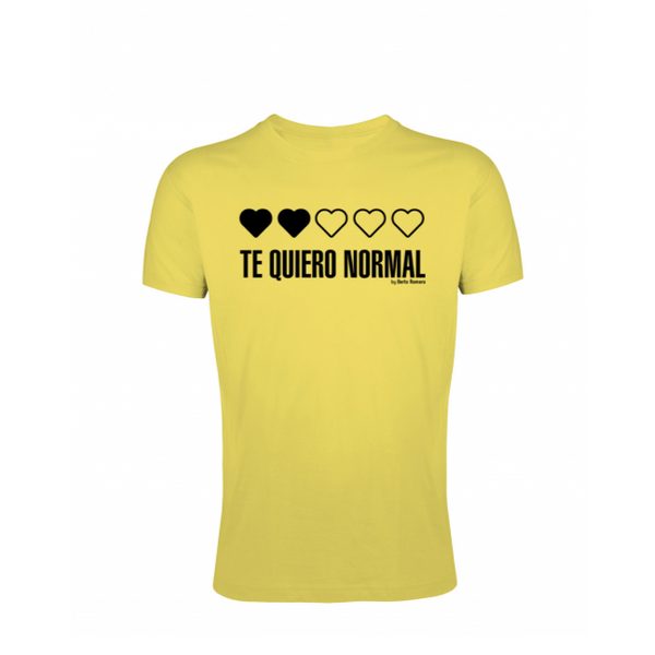 Camiseta te quiero normal de Berto Romero