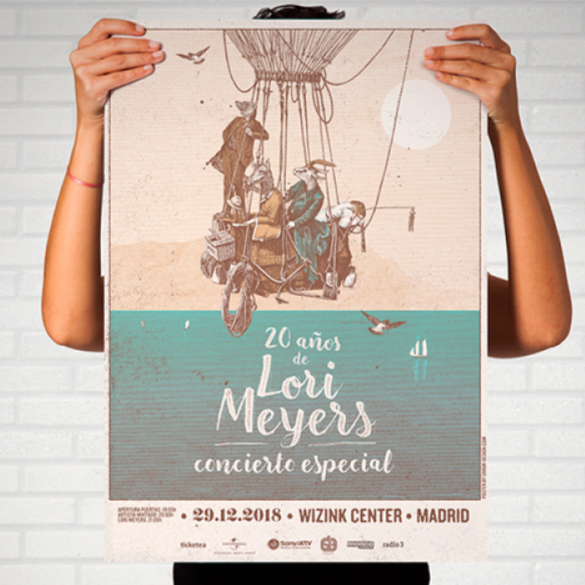 Póster 20 Aniversario de Lori Meyers