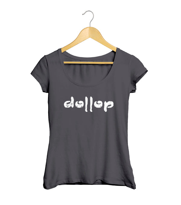Dollop Camiseta Mujer logo adelante y mandala atrás