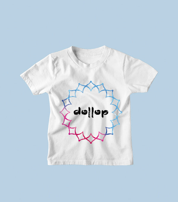 Dollop Camiseta Infantil Flor Mandala