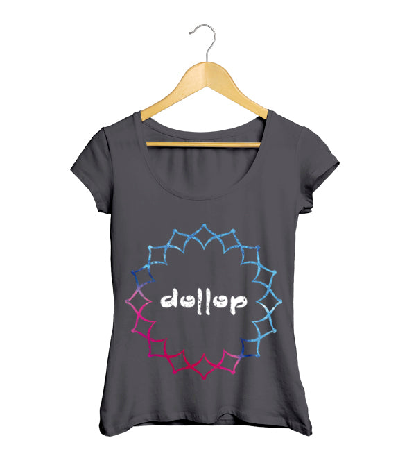 Dollop Camiseta Mujer Flor Mandala