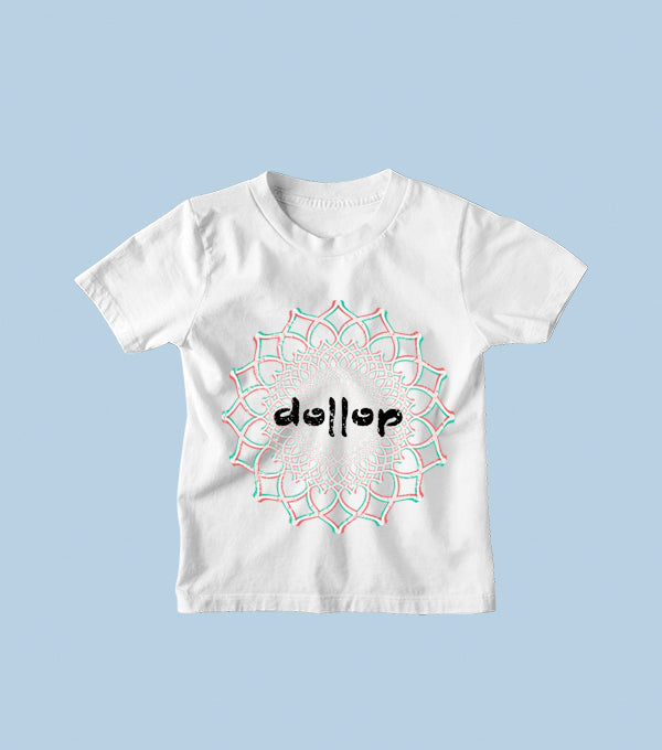 Dollop Camiseta Infantil Mandala Tornasol