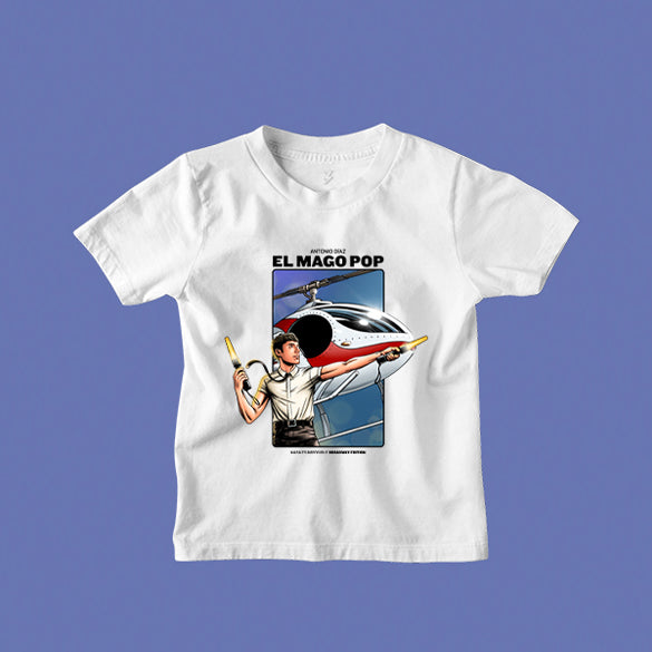 Camiseta Infantil "Helicóptero" El Mago Pop