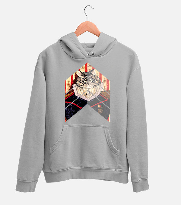 Sudadera Gato Bonaparte de Art Animalty