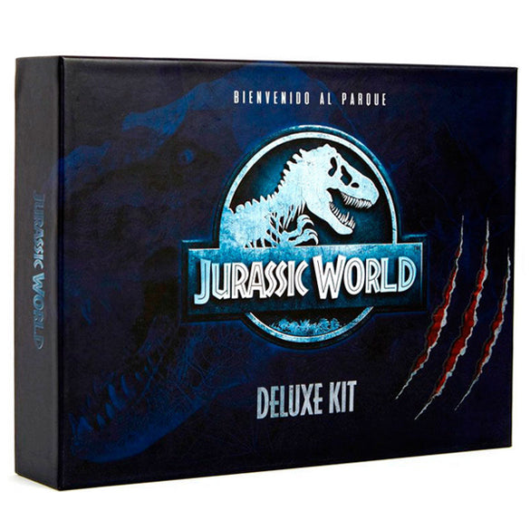Jurassic World Deluxe Kit, caja dañada