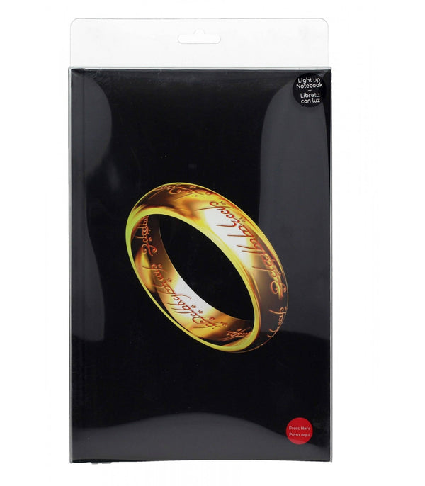Libreta con luz de El Señor de los anillos