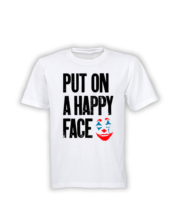 Camiseta Put on a happy face de RasGo