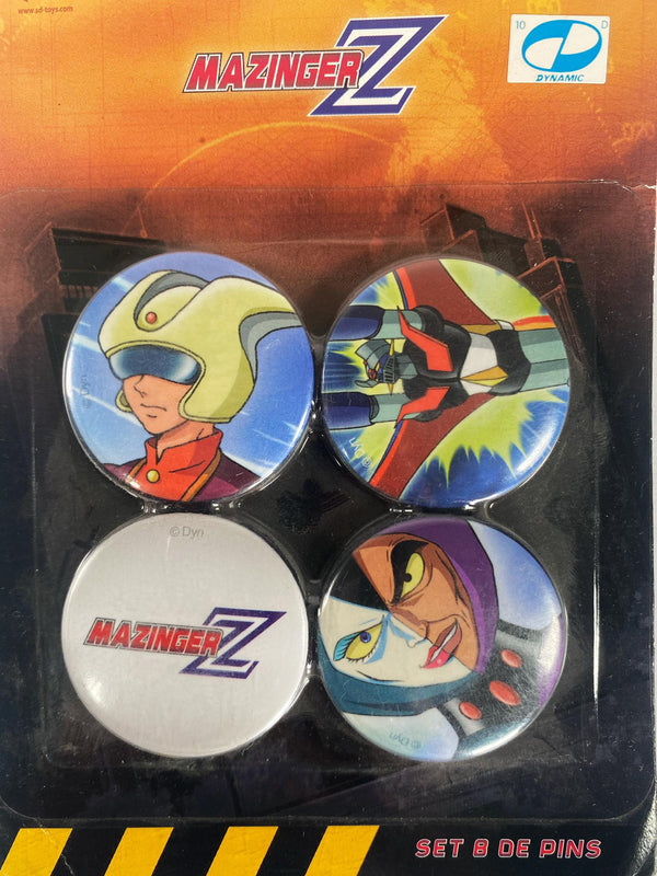 Set de 8 pins de Mazinger Z