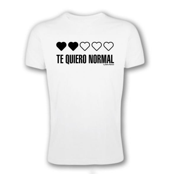 Camiseta te quiero normal de Berto Romero
