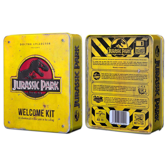 Caja Welcome Kit de Jurassic Park