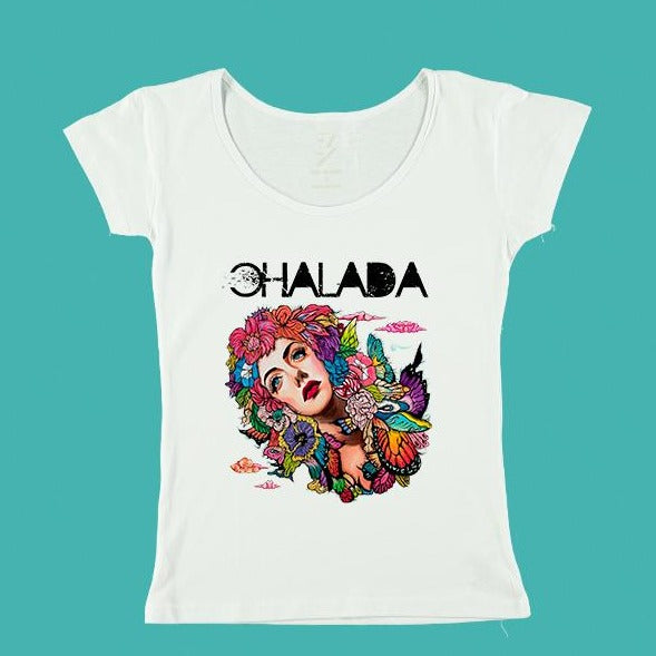 Camiseta Conecta con mi néctar de Chalada Mujer