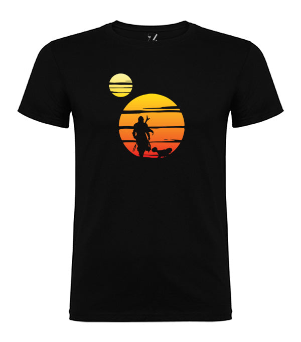 Camiseta Binary Sunset de RasGo