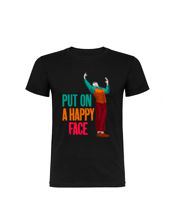 Camiseta Put on a happy face de RasGo