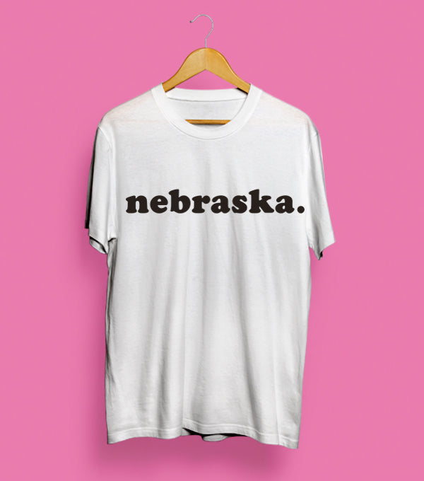 Camiseta Nebraska letras